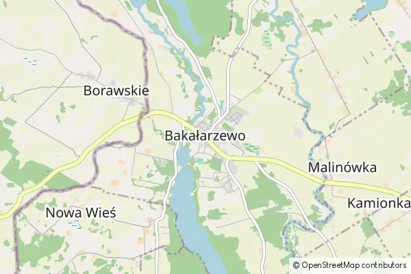 Mapa Bakałarzewo