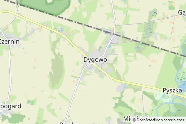 Mapa Dygowo