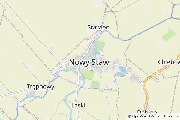 Mapa Nowy Staw