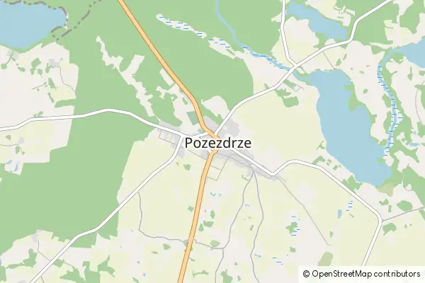 Mapa Pozezdrze