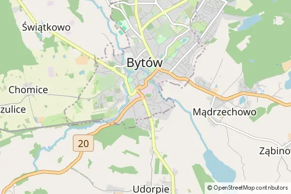 Mapa Bytów