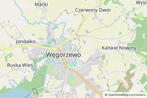 Mapa Węgorzewo