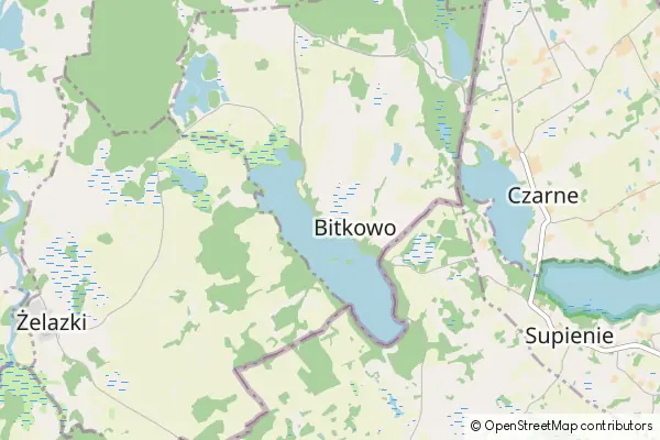 Mapa Bitkowo