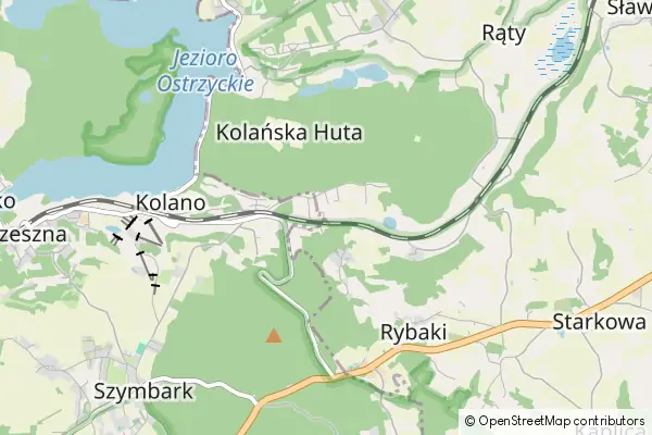 Mapa Wieżyca