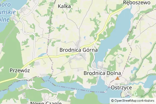 Mapa Brodnica Górna