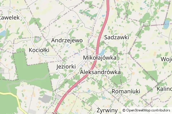 Mapa Mikołajówka