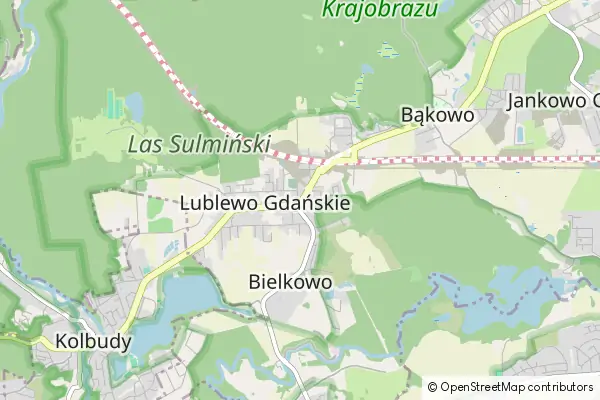 Mapa Lublewo Gdańskie