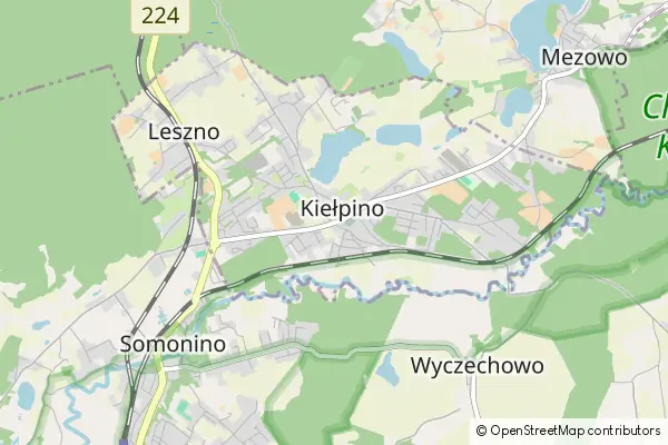 Mapa Kielpino