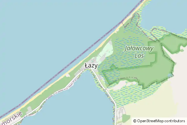 Mapa Łazy