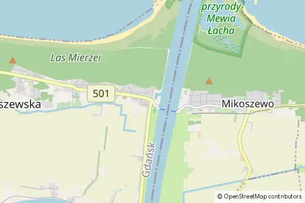 Mapa Świbno