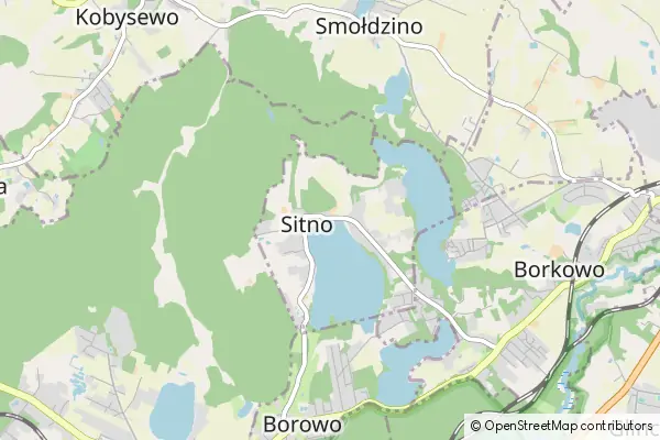 Mapa Sitno