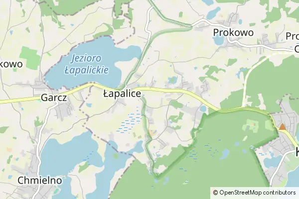 Mapa Łapalice