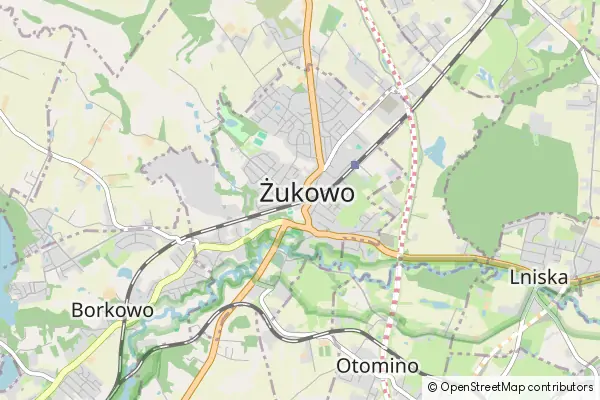 Mapa Żukowo