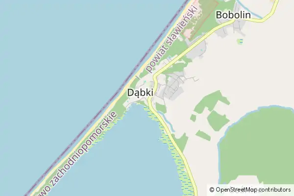 Mapa Dąbki