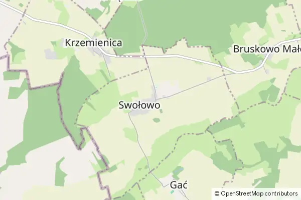 Mapa Swołowo