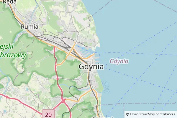 Mapa Gdynia