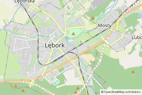 Mapa Lębork