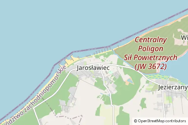 Mapa Jarosławiec