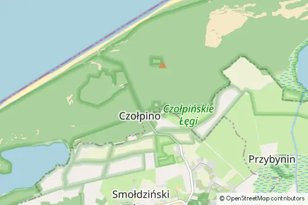 Mapa Czołpino