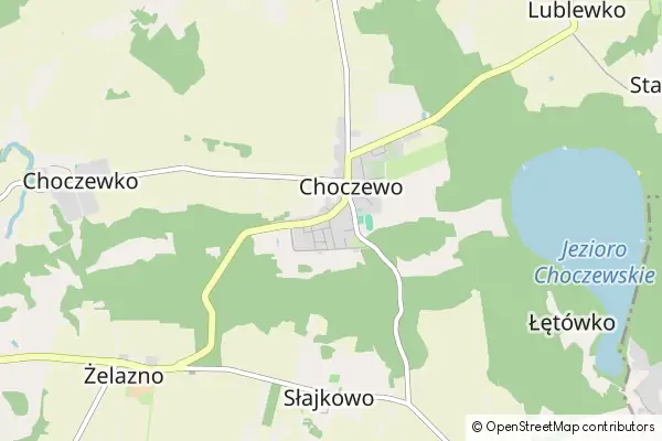 Mapa Choczewo