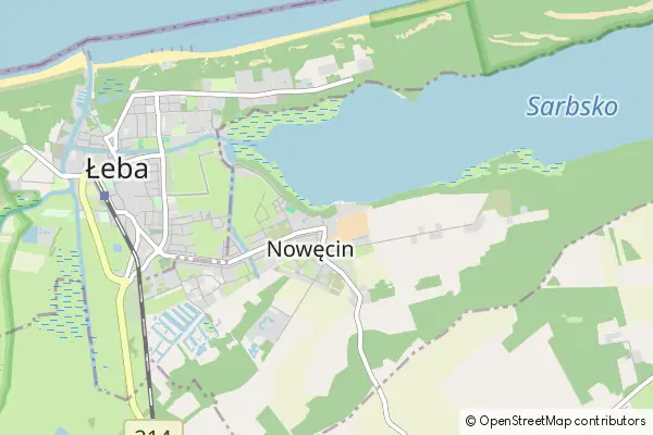 Mapa Nowęcin