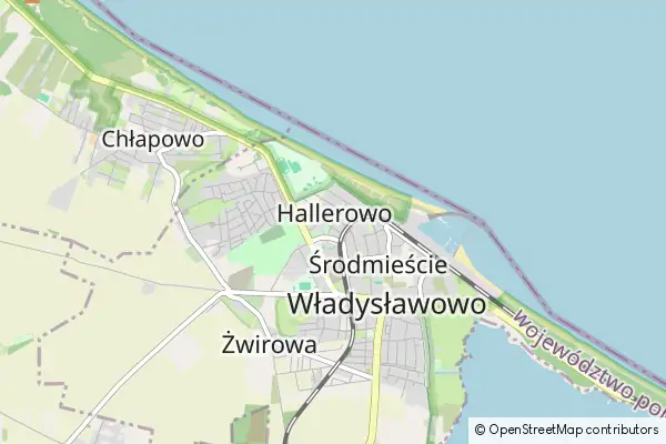 Mapa Władysławowo