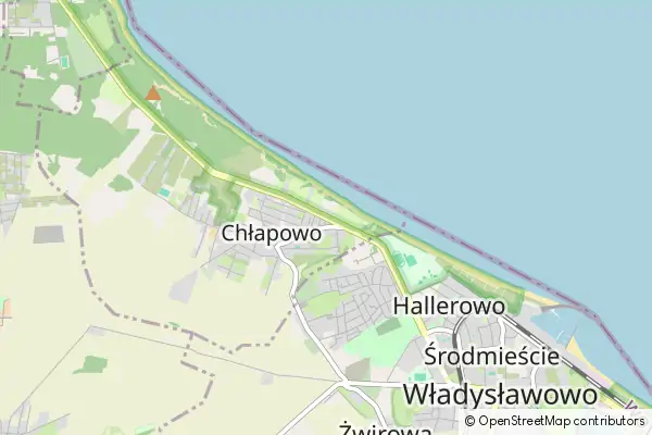 Mapa Chłapowo