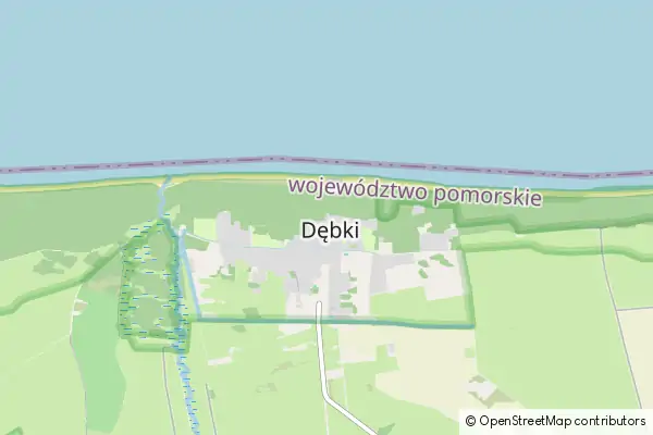 Mapa Dębki