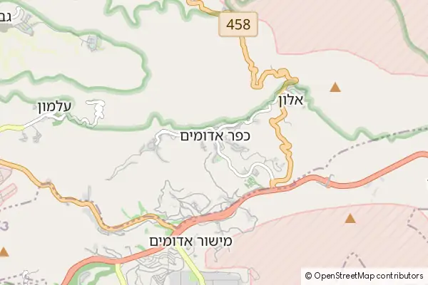 Mapa Kfar Adumim