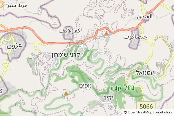 Mapa Karnei Shomron