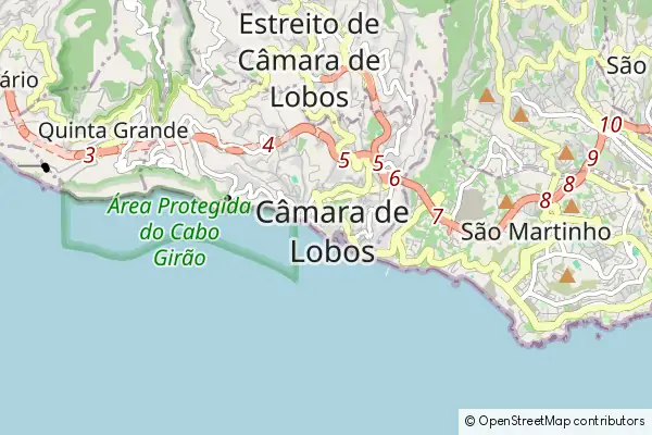 Mapa Câmara de Lobos