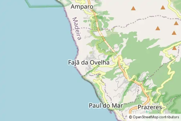 Mapa Fajã da Ovelha