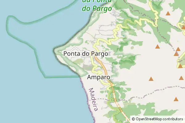 Mapa Ponta do Pargo