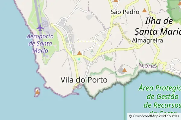 Mapa Vila do Porto