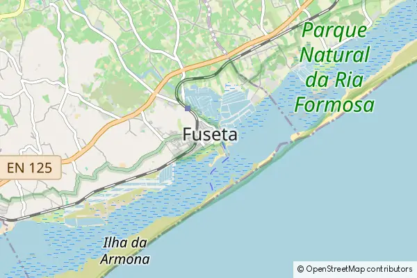 Mapa Fuseta