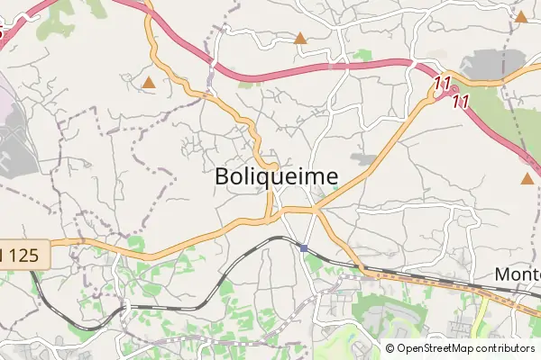 Mapa Boliqueime