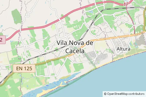 Mapa Vila Nova De Cacela