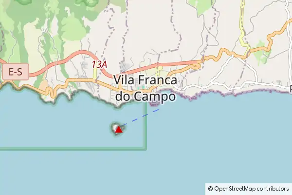 Mapa Vila Franca do Campo