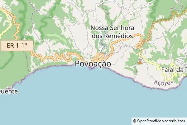Mapa Povoação