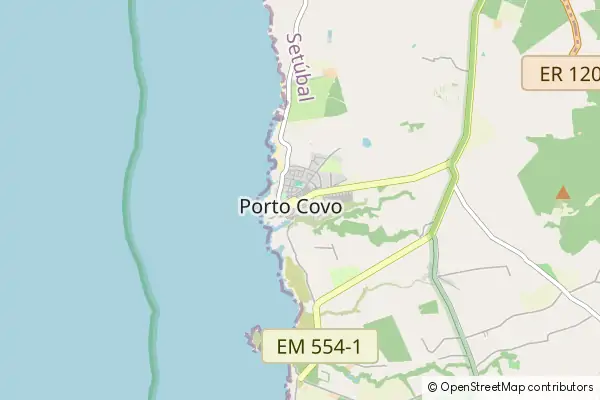 Mapa Porto Covo