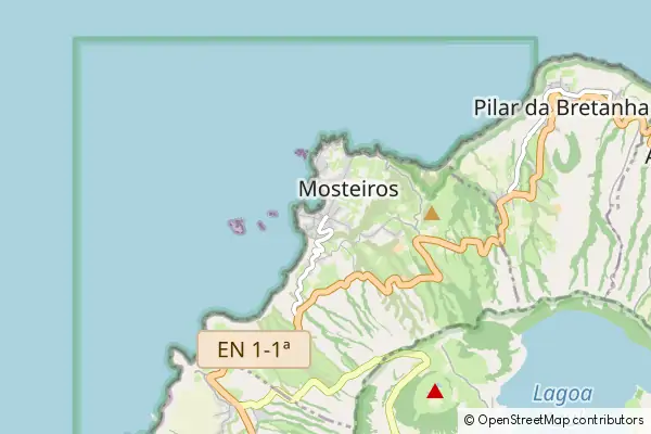 Mapa: Mosteiros • © OpenStreetMap contributors Mapa Mosteiros