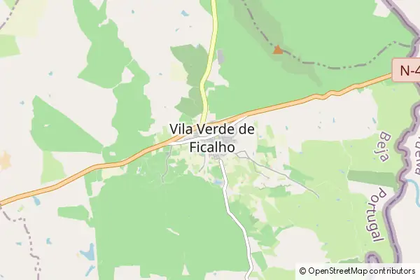 Mapa Vila Verde de Ficalho