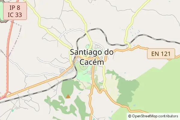 Mapa Santiago do Cacém