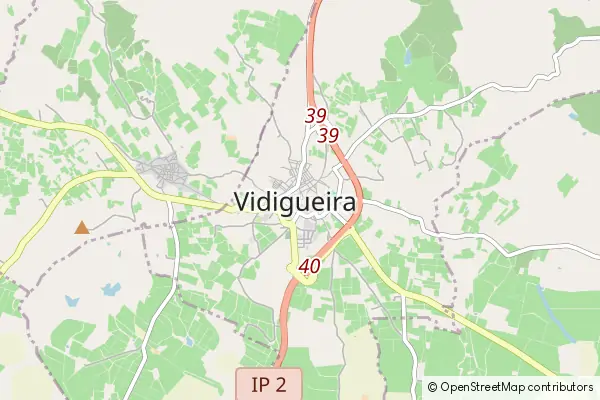 Mapa Vidigueira