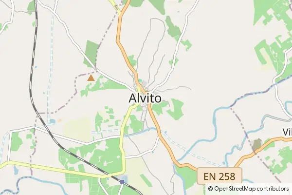 Mapa Alvito