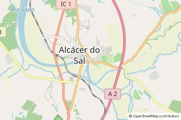 Mapa Alcácer do Sal
