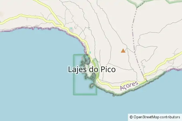 Mapa Lajes do Pico