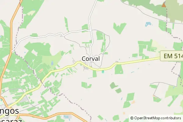 Mapa São Pedro do Corval