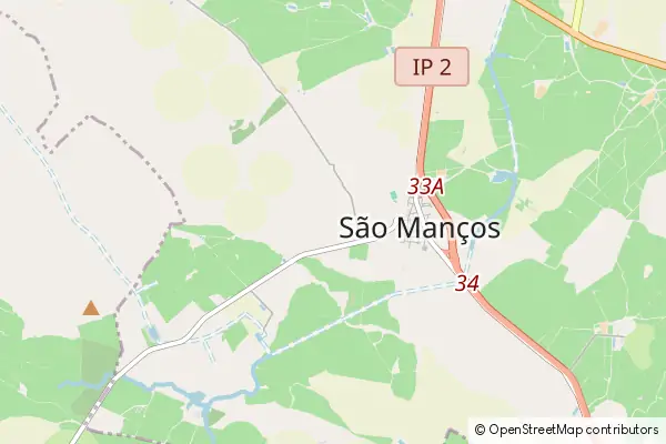 Mapa São Manços