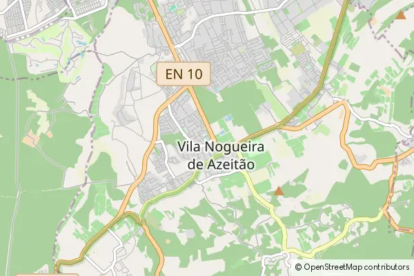 Mapa Vila Nogueira de Azeitao